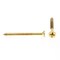 Prime-Line Wood Screw, Flat Head, Phillips Drive No. 6 X 1-1/2in Solid Brass 100PK 9034826 - alternate 4